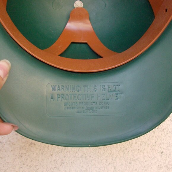 Vintage Oakland A’s Union 76 Promo Helmet Green & Yellow Collectible Hat - Picture 4 of 7